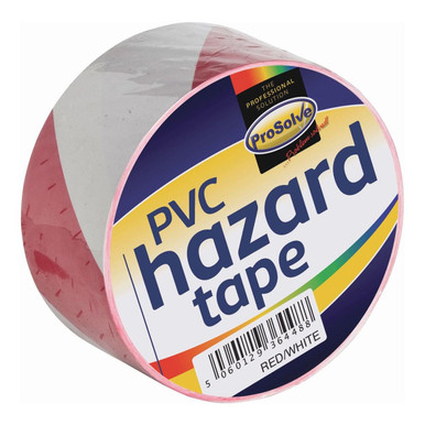 Prosolve Pvc Builders Tape, 2", Red/White product image