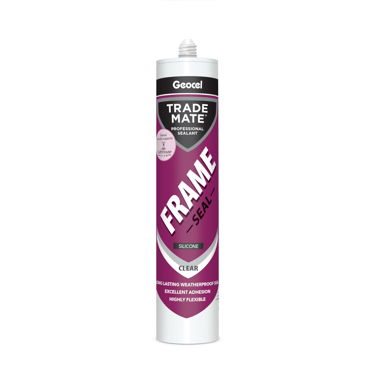 Photograph of Geocel Trade Mate Frame Seal Clear 310ml