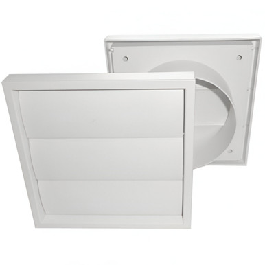 Nat Vent Monv243w 100mm Round White Gravity Grille product image