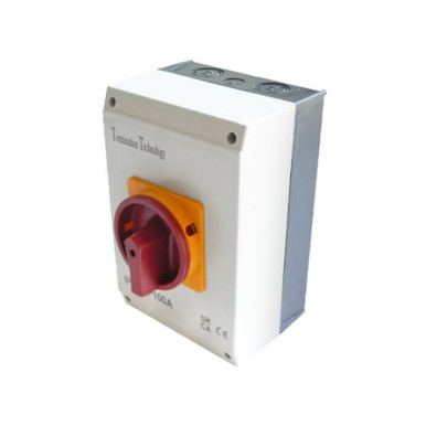 Termtech 100A 4 Pole Rotary Isolator 32kw product image