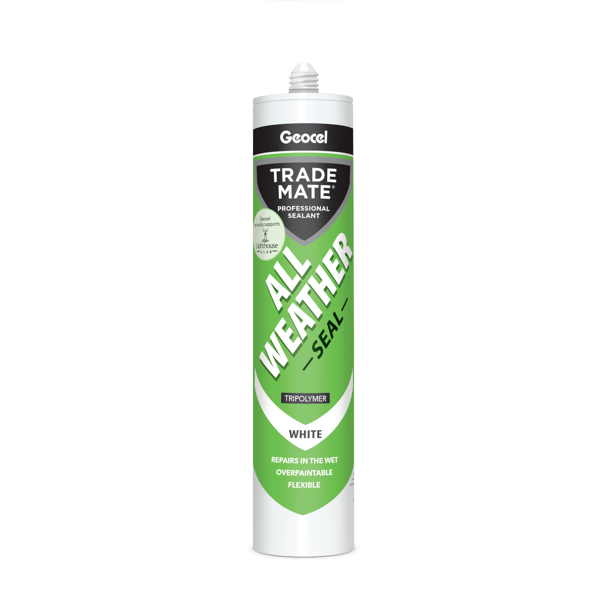 Photograph of Geocel Trade Mate All Weather Seal White 310ml