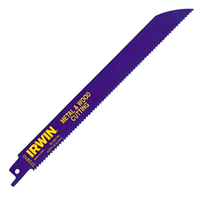 Irwin Sabre Saw Blades Metal and Wood Cutting, 200mm, Pack of 5 product image