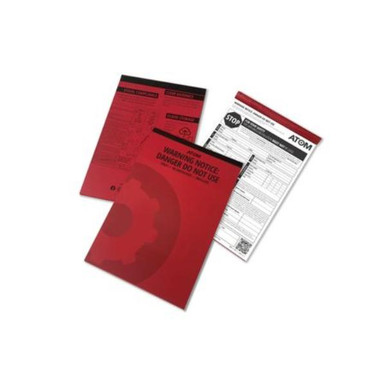 Atom Danger/Warning Notice Booklet (50) product image