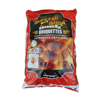 Burnwell Blend Plus Defra & Hetas Approved Smokeless Briquettes 25kg product image