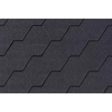 Iko Armourshield Plus Hexagonal Shingles Black (2sqm) product image