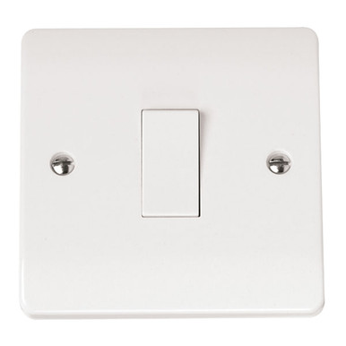 Click Cma025 Plate Switch 1 Gang Intermediate 10a White product image