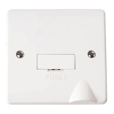 Click Conn Unit Fused 13a, White product image