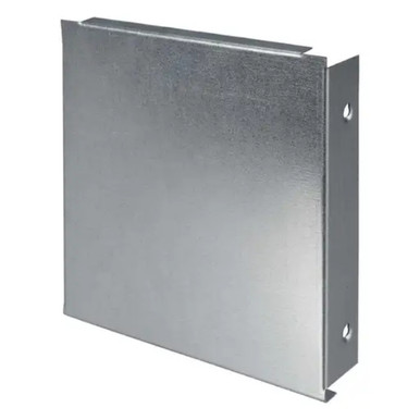 Unitrunk Be66 Quickfix Trunking End Cap, 150mm x 150mm, Pre Galvanised product image