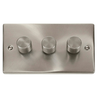 Click Vpsc163 3g Led Dimmer Switch, Deco Satin Chrome product image