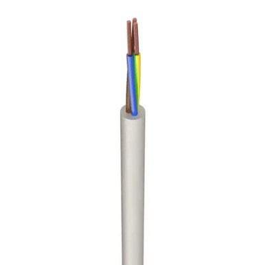 Cable 3183y 1mm 3 Core Flex, White product image