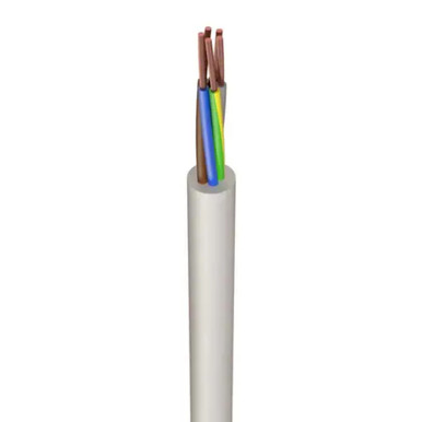 Cable 3185y, 1.5mm, 5 Core Flex, White product image