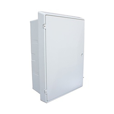 Further photograph of Electricity Meter Box Recessed White