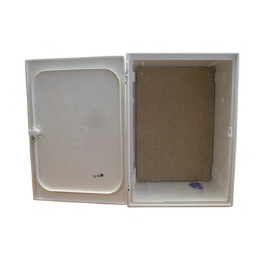 Further photograph of Electricity Meter Box Recessed White