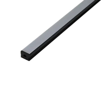 Ansell Black Alu Profile, 2m, With Opal Diffuser product image
