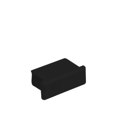 Aurora Profile End Cap, Black, Without Cable Entry product image