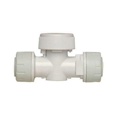 Polyplumb Enhanced Shut Off Valve, 15mm x 15mm, Warm product image