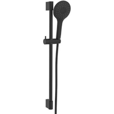 Matt Black Riser Rail With 1.5m Hose And 3 Function Handset product image