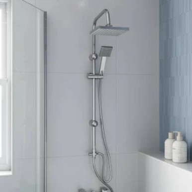 Square Drencher Shower, Chrome product image