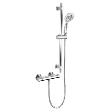 Thermostatic Bar Shower Mixer And Kit, Chrome product image