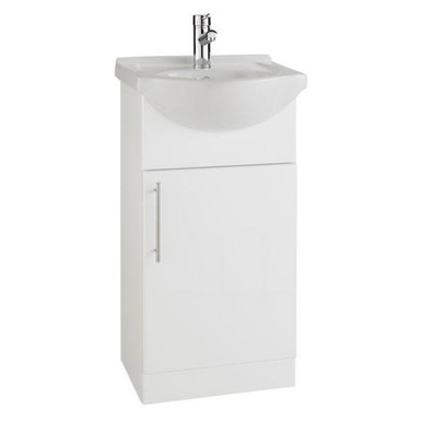 Kartell Impakt 450mm Basin and White Unit product image
