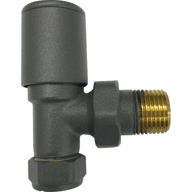 Angled Anthracite Radiator Valves product image