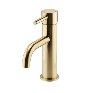 Ottone Brushed Brass Mono Basin Mixer Tap product image