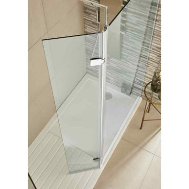 Kv8 Hinged Wetroom Screen, 2000mm product image