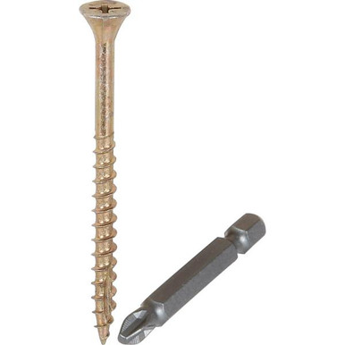 Ulti-Mate Stick-Fit Woodscrews, 5.0 x 40mm, Box of 200 product image