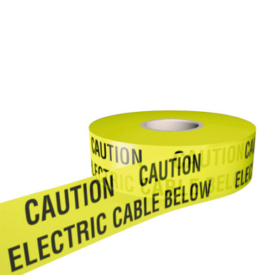 Further photograph of Century Tile Warning Tape 40m x 150mm x 2.5mm