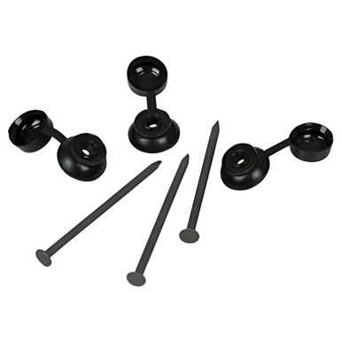 Coroline Corrugated Bitumen Roofing Fixings, Black, Pack of 400 product image