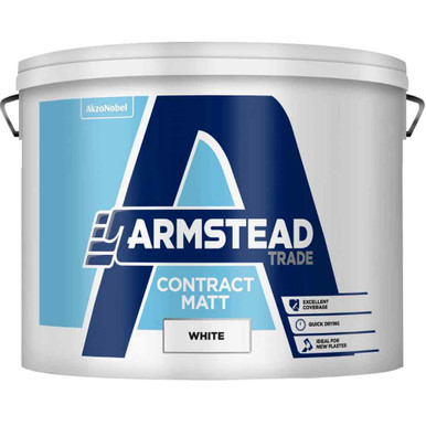 Further photograph of Armstead Trade Contract Emulsion Matt White 10L