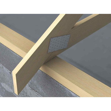 Galvanised Bat Nail Truss Fixing Plate, 100mm x 200mm product image