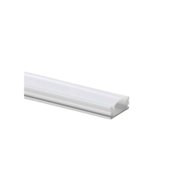 Forum Ela-34306 2m Aluminium Surface Profile, Silver/Opal Cover product image
