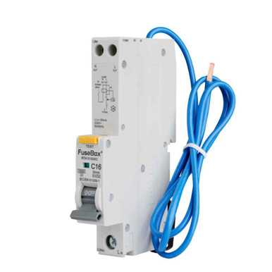 Fusebox RTA101630C RCBO 16a, C Curve, 10ka product image