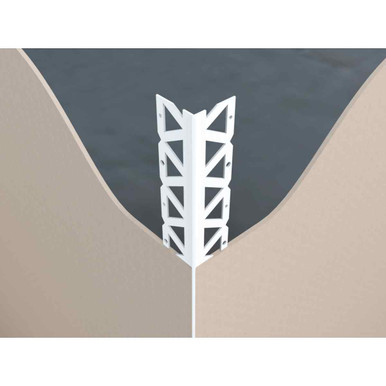 Vista Plastic Thin Coat Angle Bead, 2/3mm, White, 2.5m product image