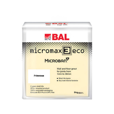 Bal Micromax 3 Eco Flexible Wall And Floor Grout, 5kg, White product image
