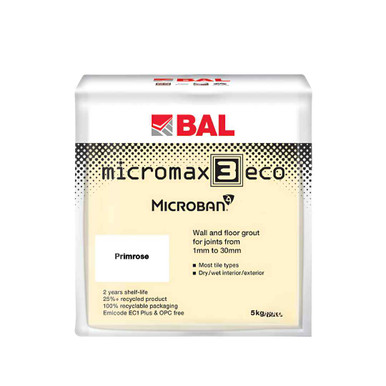 Bal 5kg Micromax 3 Eco Flexible Wall And Floor Grout, Gunmetal product image