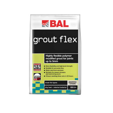 Bal 10kg Grout Flex Wall Tile Grout, White product image