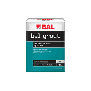 Bal 3.5kg Wall Tile Grout, White product image