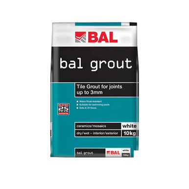 Bal 10kg Wall Tile Grout, White product image