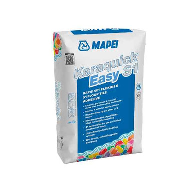 Mapei Keraquick Easy S1 Tile Adhesive, Grey, 20kg product image