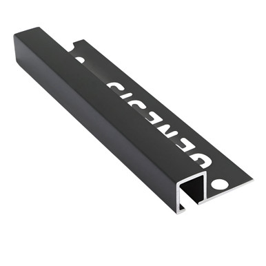 Genesis Square Edge Aluminium Trim, 10mm, Black product image