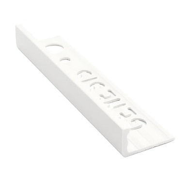 Genesis 10mm White Pvc Straight Edge Trim product image
