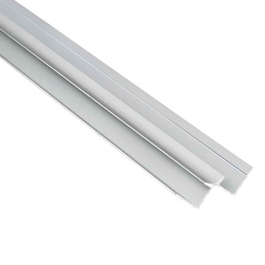 Fibo Brushed Aluminium Internal Profile, 2400mm Long product image