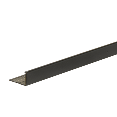 Tile Rite 10mm Smooth Black Metal L Shaped Trim product image