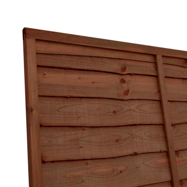 Superior Lap Fence Panel, Pressure Treated, Green Vertical, 1.8m product image