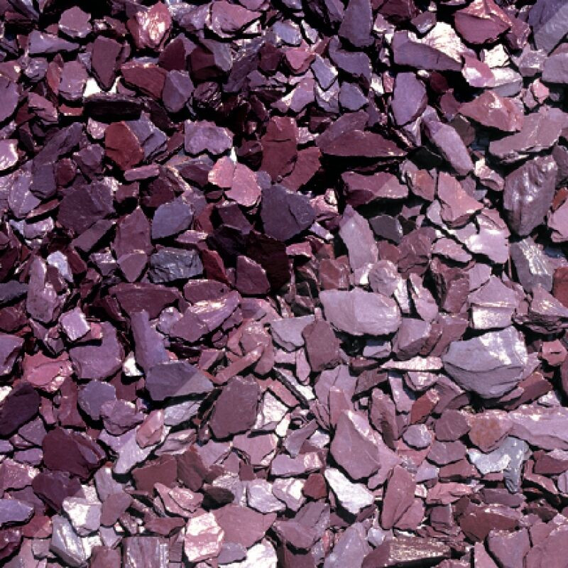 Photograph of Plum Slate 20mm Pre Packed 25kg