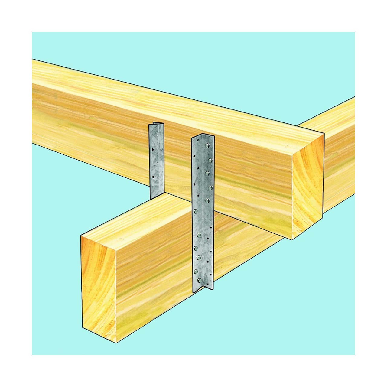 Photograph of Angle Plate Galvanised 30mm x 30mm x 300mm