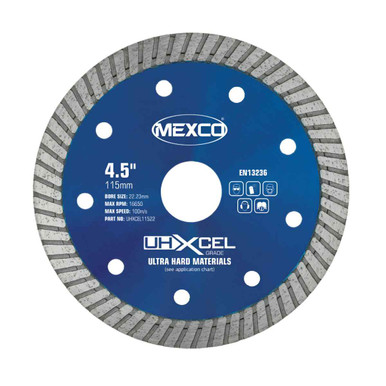 115mm Ultra Hard Materials Xcel Grade, 22.23mm product image