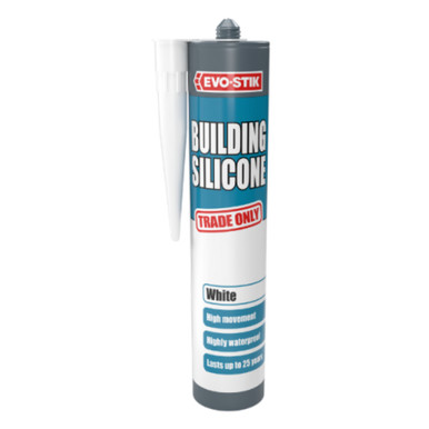 Evo-Stik Building Silicone Sealant, Lmn Cure, Clear product image